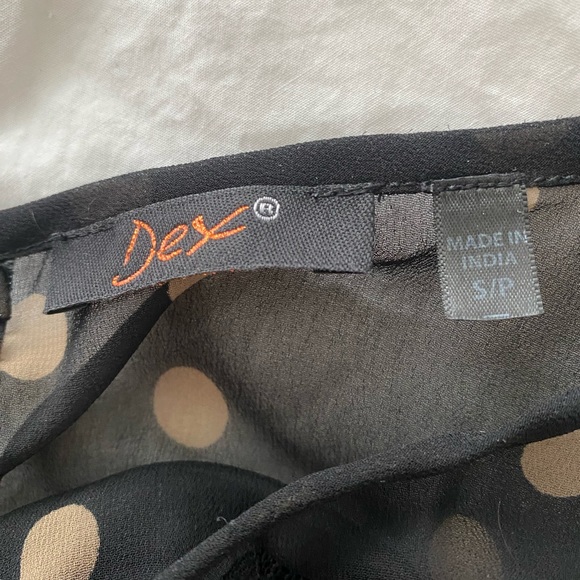 Sheer Polkadot Blouse - Picture 3 of 4